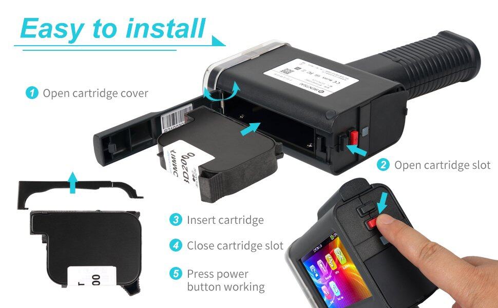BENTSAI BTHH6105B2 Handheld Mobile Inkjet Printer